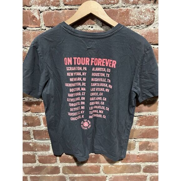 Vans Off The Wall On Tour Forever Womens Tee Shirt Large Gray - Picture 3 of 5